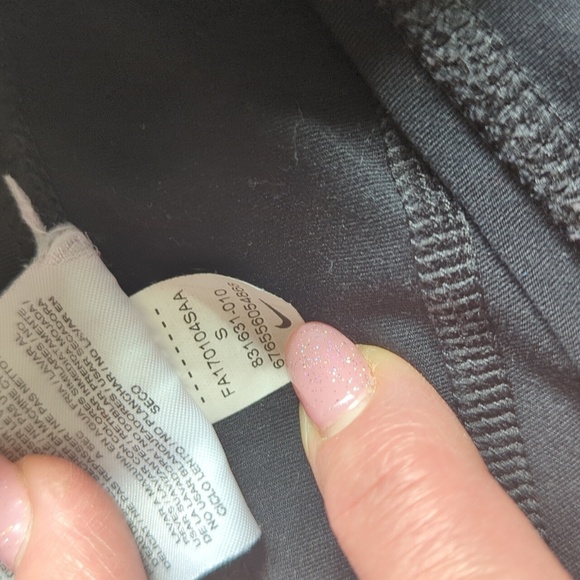 Nike Dri-Fit Small Black Power Epic Run Crop Leggings 831631-010 - Picture 7 of 11